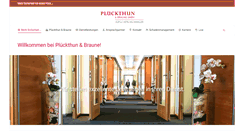 Desktop Screenshot of plueckthun.de